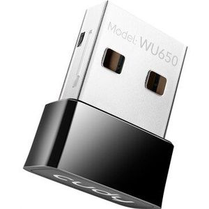 Cudy - AC650 - WiFi-adapter - Zwart - USB - 650 Mbps