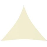 vidaXL Zonnescherm driehoekig 4,5x4,5x4,5 m oxford stof crèmekleurig - beige 135233