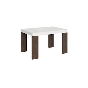 Itamoby Uitschuifbare tafel 90x130/390 cm Roxell Mix Wit essenblad Walnootpoten - 8050598045817