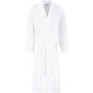 LTITEX - Badjas kimono met honingraatstructuur, maat XXL - XXL wit 78602XXL