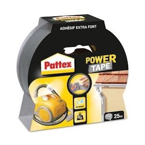 Pattex plakband Power Tape lengte: 25 m, grijs - blauw Papier 3178040434806