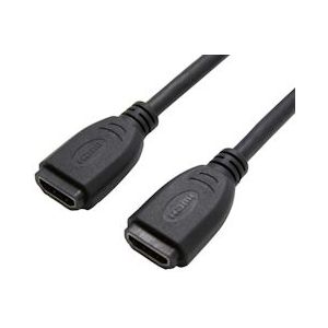 VALUE  HDMI-koppelingskabel Female / Female - zwart 12.99.3123