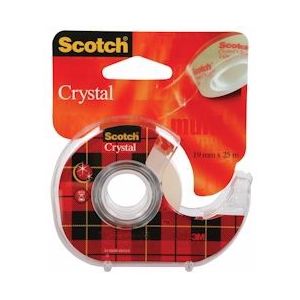 Scotch Plakband Crystal ft 19 mm x 25 m, blister met 1 afroller met 1 rolletje - 51131592063