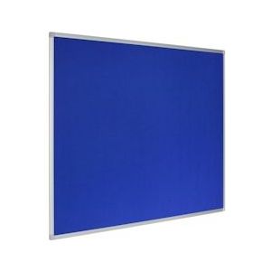 Bi-Office Earth Blauw Vilten Prikbord Met Aluminium Omlijsting, 180x120 cm - blauw Weefsel FA2743790