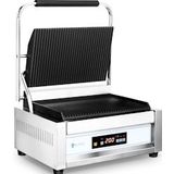 Royal Catering Contactgrill - 2.200 W - 10057 - grote plaat - gegolfd