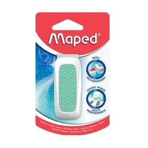 Maped gum Technic Ultra Protection, 1 stuk op blister, in geassorteerde kleuren - blauw Papier 3154141205101