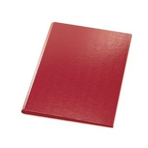 Falken 11288388 Klembordmap voor DIN A4, folie gelamineerd, insteekvak vooraan, met penhouder - rood - rood Multi-materiaal 11288388000F
