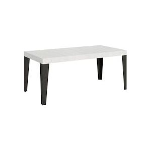 Itamoby Uitschuifbare tafel 90x180/440 cm Antraciet Vlamwit Asstructuur - VE180TAFLM440-BF-AN