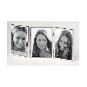 walther + design Chloe Portretlijst, zilver, 3x 13x18 cm - WD338S