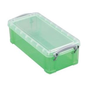 Really Useful Box opbergdoos 9 liter, transparant groen - groen 5060024801682