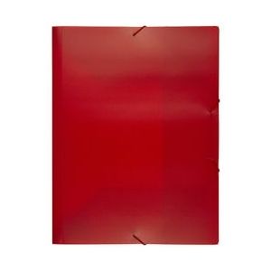 Kangaro elastomap A4 PP volle kleur rood, pak a 5 stuks. - rood Polypropyleen, kunststof K-58190653
