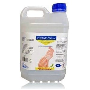 MONOUSO - Antibacteriële Hydroalcoholische Sanitaire Gel 5000ml (4 stuks) - 18435771410120