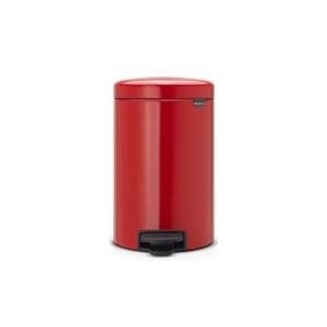 Pedaalemmer Icon 12 ltr, Brabantia - passion red - rood Staal 112003