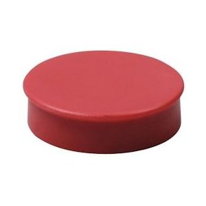 Nobo magneten diameter van 20 mm, rood, blister van 8 stuks - 5028252139915