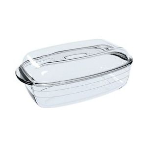 Ôcuisine O Cuisine Rechthoekige Ovenschaal Van 6,5 Liter Met Deksel, Ocuisine, 37,5 X 22,5 X 10,6 Cm, Ocuisine Vidrio - transparant Glas 4937327