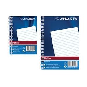 Atlanta by Jalema notitieboekje ft A7, gelijnd, blauw - blauw Papier 8710968314911