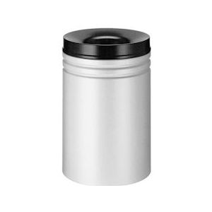 Afval container geëpoxeerd bak grijs dover zwart | 80L | Ø39,5x64(h)cm - EMG-541010