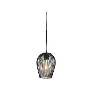 Light & Living Hanglamp Abby - Zwart - Ø16cm - zwart Metaal 8717807182014