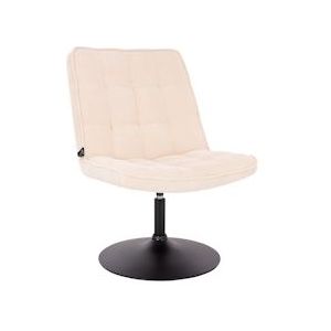 SVITA HENRY Loungestoel Gestoffeerde stoel Draaifauteuil Draaivoet Loungestoel Koord Beige - beige Multi-materiaal 98193