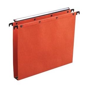 ELBA L'Oblique hangmappen voor laden AZO tussenafstand 330 mm (A4), bodem 30 mm, oranje, Pak van 25 - 3362942000027