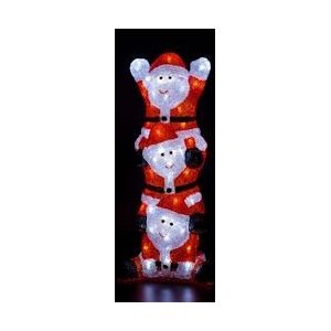 Tarrington House Acryl Kerstmannen, acryl/ koper, 22 x 28 x 59 cm, 60 LED, 3,6 W - Kunststof 266814