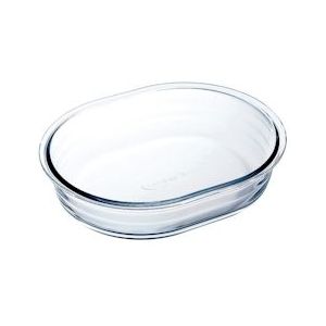 Ôcuisine O Cuisine - Ovalen Taartvorm Uit Hard Glas Voor De Oven, 19 X 14 X 4 Cm, Ocuisine Vidrio - transparant 4936047