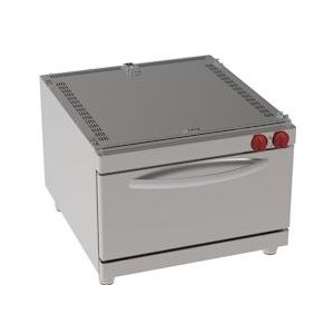 Base oven statisch elektrisch voor gn 2/1 - 800x900x600 mm - 5300 W 400/3V - 49841613 Eurast - grijs Roestvrij staal 49841613