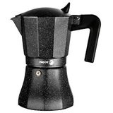 FAGOR Tiramisu Italiaans Koffiezetapparaat Aluminium 6 Kopjes Koffie, Siliconen pakking, Vitrokeramisch, Gas, Elektrisch, Zwart - 8429113800413