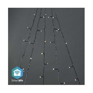 Nedis SmartLife-kerstverlichting - Boom - Wi-Fi - Warm tot Koel Wit - 200 LED's - 20.0 m - 5 x 4 m - Android / IOS - 5412810404353