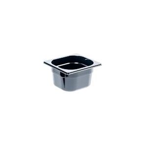 Stalgast Gastronormbak NIEUW MODEL polycarbonaat zwart, GN 1/6 (100 mm) - Synthetisch materiaal GN1316100