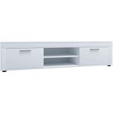 Ebuy24 VCM Houten TV Lowboard Meubel TV Kabinet Tafel Console TV Tafel Breedte 160 cm Usilo XL (Wit) - wit 4051814435140