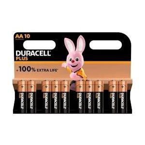 Duracell Plus nieuwe batterijen - Aa (Mn1500/Lr06) pakket 10 - DURAC-163553