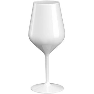 MONOUSO - Herbruikbaar Durable Wijnglas "Tritan" wit 470ml (6 stuks) - 18436619978659