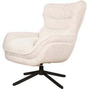 DS4U - Artur draaifauteuil - crème - beige Textiel 11792-C41