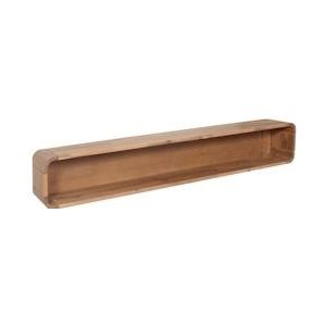 Mendler Wandplank HWC-M47, hangende plank Zwevende plank, plank, acacia massief hout gebeitst 160cm 9kg - bruin Massief hout 105013