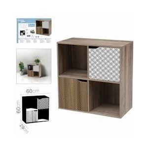 Houten Plank, Animalist, 60 X 29 X H 60 Cm - meerkleurig Multi-materiaal 8422175161911