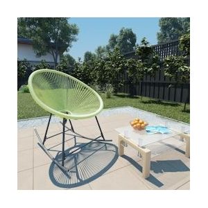 vidaXL Tuinstoel Acapulco poly rattan groen - 313341