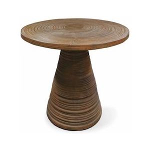 Oviala Business Gesneden salontafel in massief suarhout - bruin Massief hout 107052
