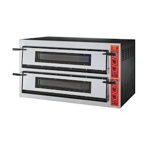 GGF Gastro Pizzaoven Pizza Flammkuchen 1370x850x750mm 2 kamers 18 kW 500°C - PP0612636