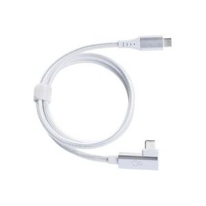 BACHMANN Ochno USB-C kabel schuin 0,7m zilver - zilver 920.0007