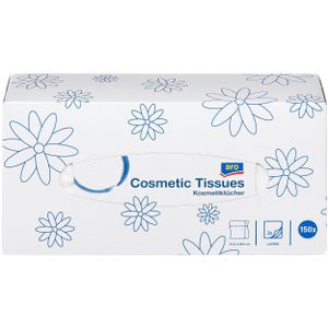 aro Cosmetische doekjes 2-laags 21 x 20,5 cm - wit Papier 601175