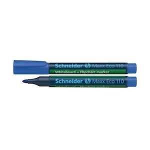 Schneider whiteboard + flipchart marker Maxx Eco110 blauw, Pak van 10 - 4004675033703