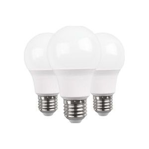 Pak 3 Lampen LED standaard E27 9W Equi.60W 806lm 4000K 15000H Primer Leader - wit Polycarbonaat 8429160594198