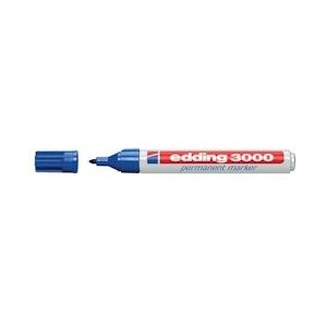 Edding permanent marker 3000 blauw - blauw 4-3000003