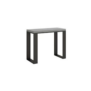 Itamoby Klapconsole 90x45/90 cm Tecno Libra Cement Antraciet Structuur - VE090COLIB550-CM-AN