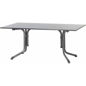 SIEGER 3180- 3180-55 Bouelvard klaptafel vivodur, 165x95 cm, ijzergrijs - grijs H49793