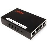 ROLINE Fast Ethernet Switch - 8 Ports - Metalen Behuizing