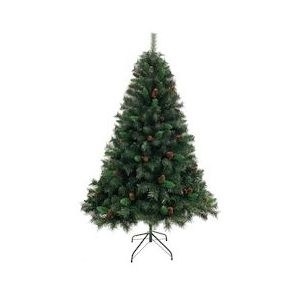 SVITA kunstmatige kerstboom decoratie dennenboom kunstboom kerst PVC 180 cm - groen Synthetisch materiaal 92025