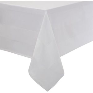 Mitre Luxe Satijnen Lint Tafelkleed Wit 160Cm - GW422
