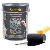 Securit® Zwarte Krijtbordverf Groot  2,5 l|3,3 kg - zwart PNT-BL-LA